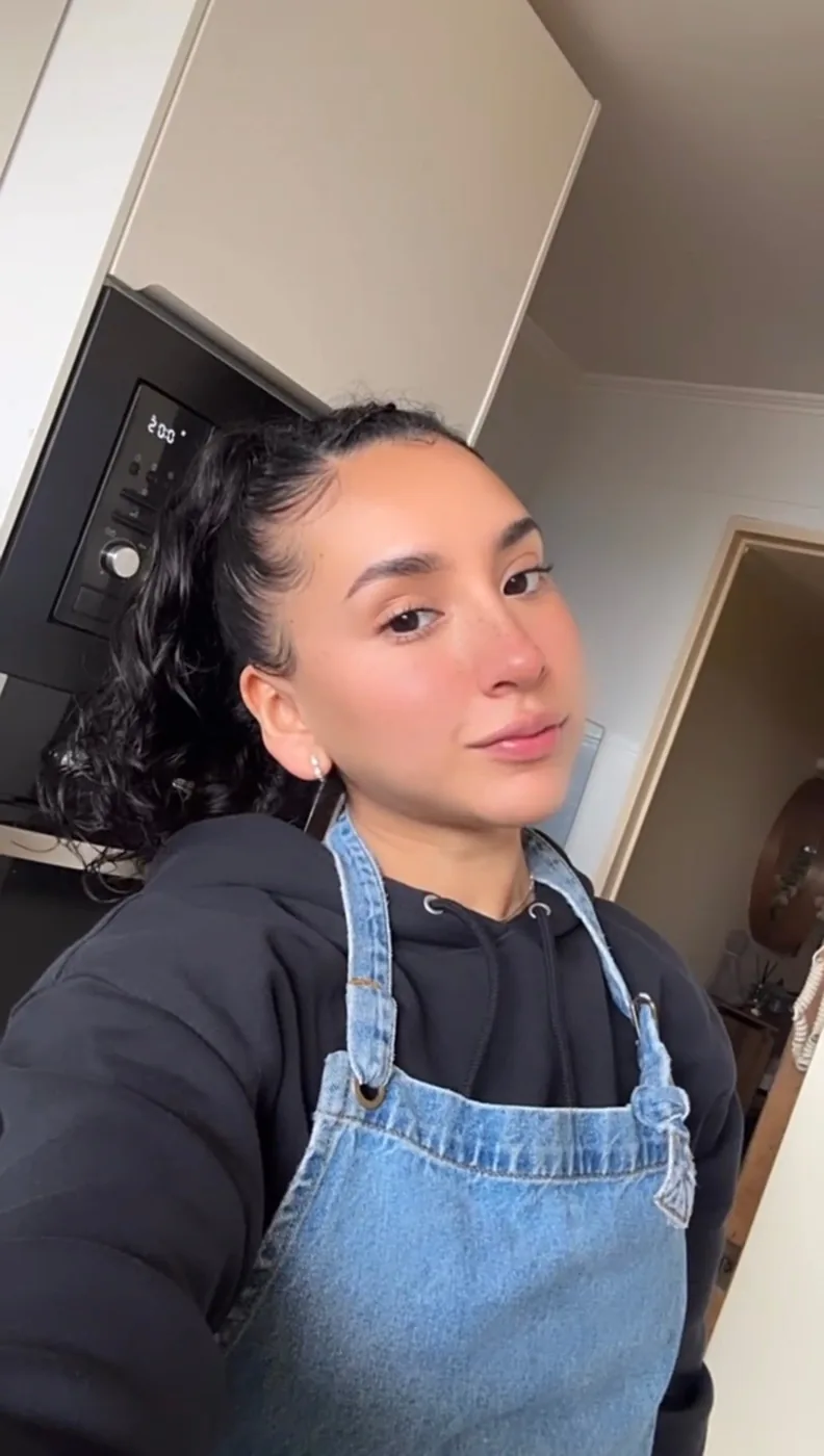 Janice Del Aguila en su cocina